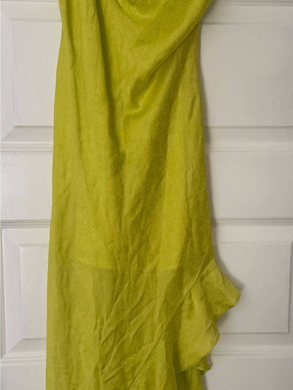 Lime Green Women's Midi Dress